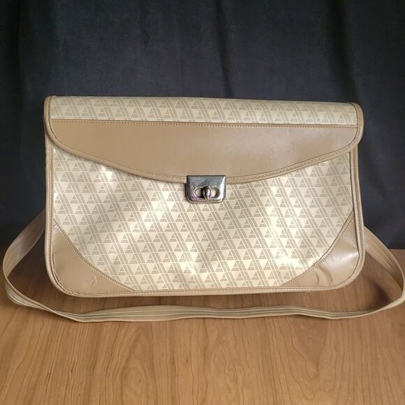 Vintage 1970s Large Vinyl Avon Rep Demo Sample Bag Satchel with Nail Enamel Case - Picture 4 of 14